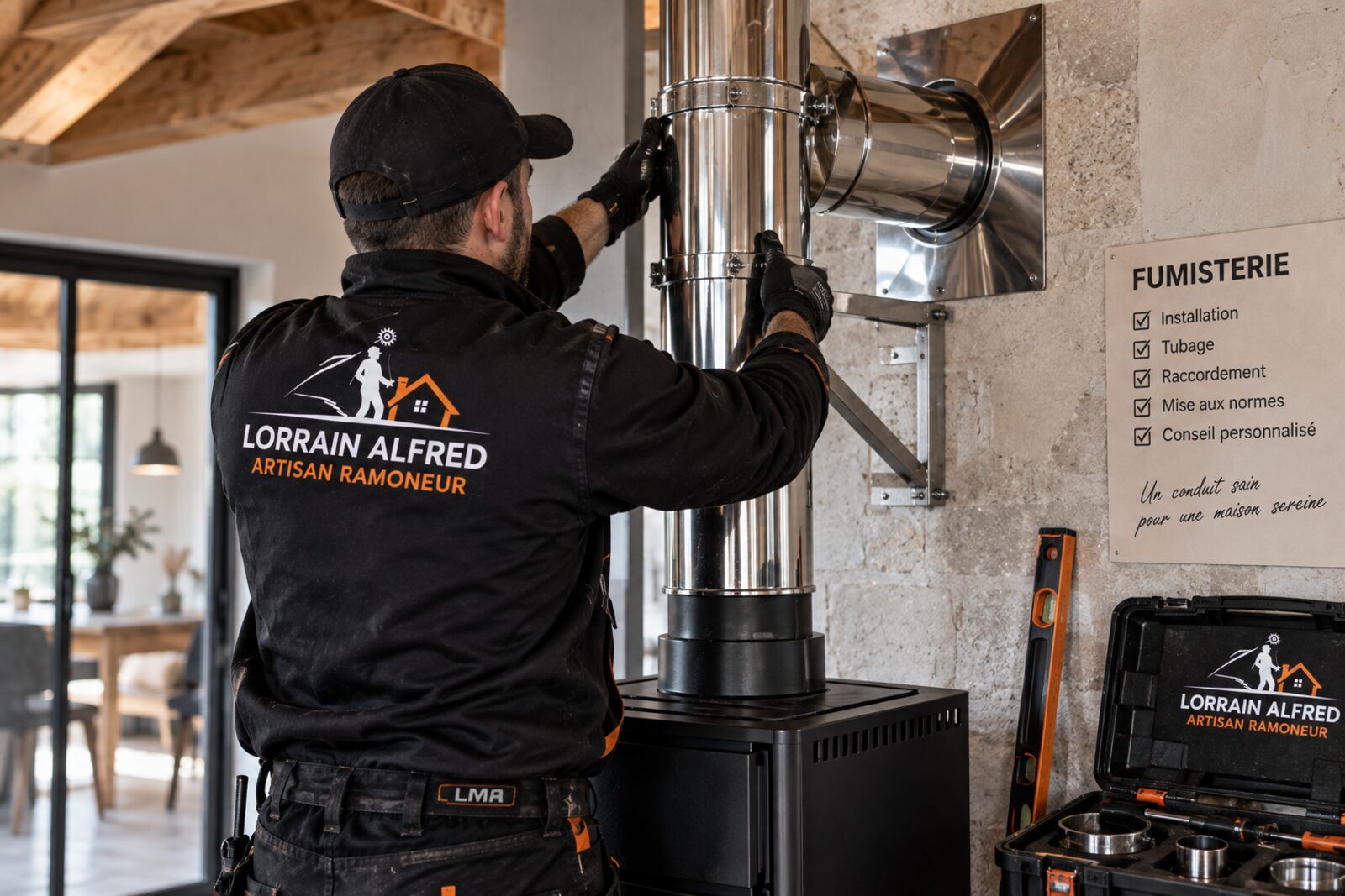 Fumisterie — intervention de Lorrain Alfred dans le Loiret